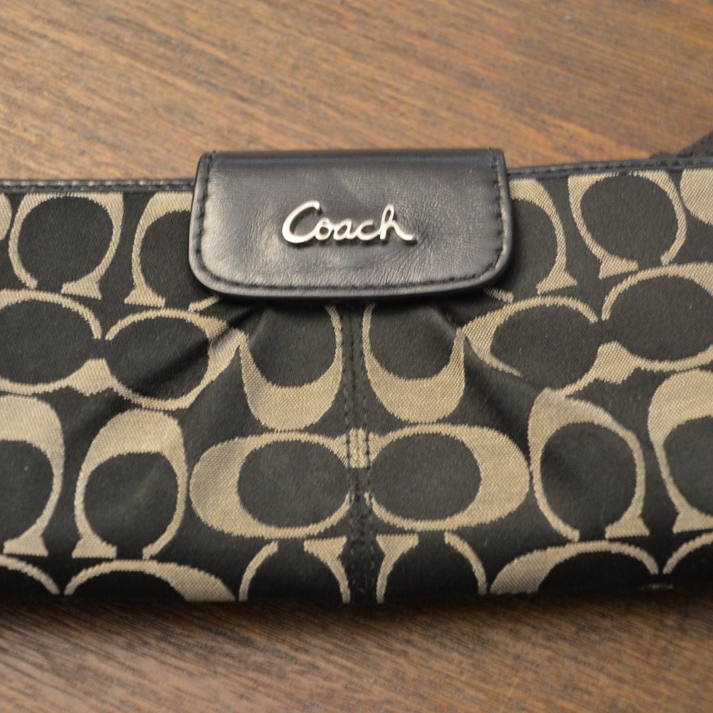 Black Coach Wallet
